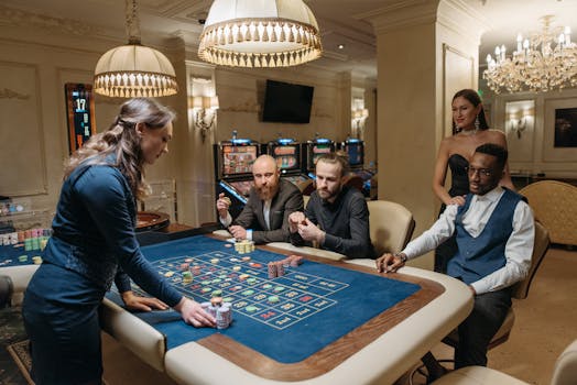 poker players celebrating a win